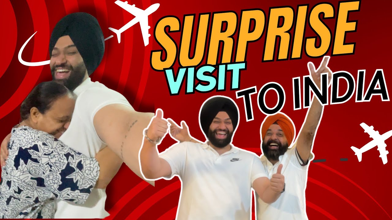 SURPRISE VISIT TO INDIA AFTER SO LONG🇨🇦🇮🇳 | FAMILY REACTION | ITSMEGAGAN
