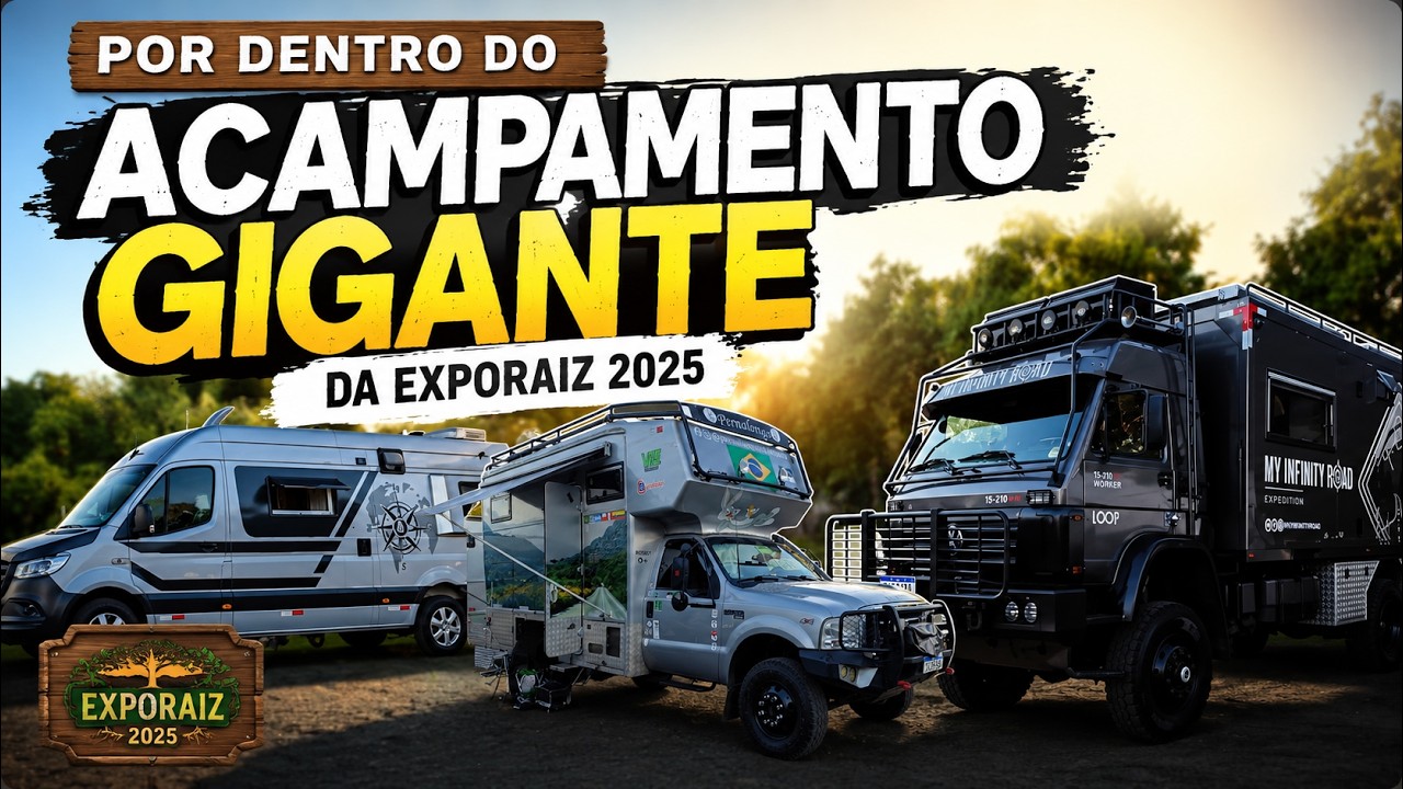 O Estacionamento Virou um Acampamento Gigante | Exporaiz 2025