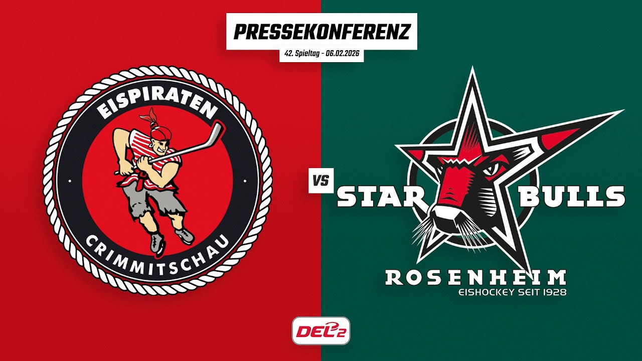 Pressekonferenz 42. Spieltag | Eispiraten Crimmitschau - Starbulls Rosenheim