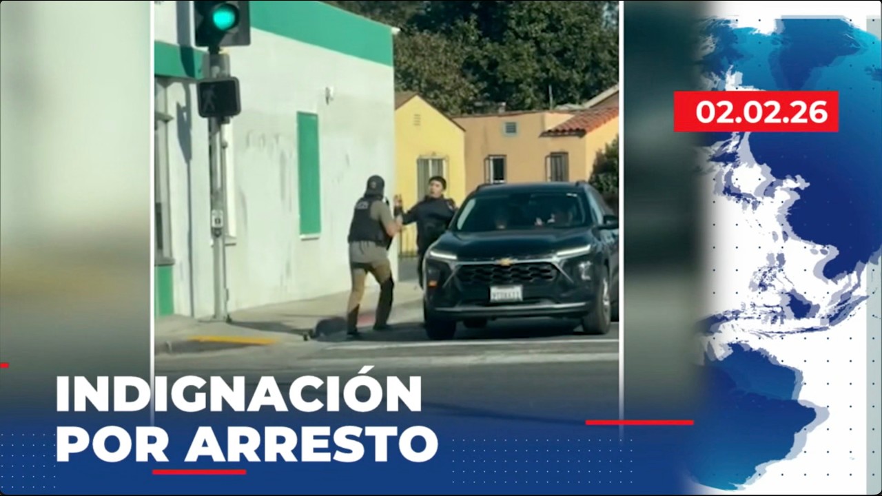 🔵 Menor de edad con manos arriba es violentamente arrestado en LA | 2 Feb de 2026 | NETV