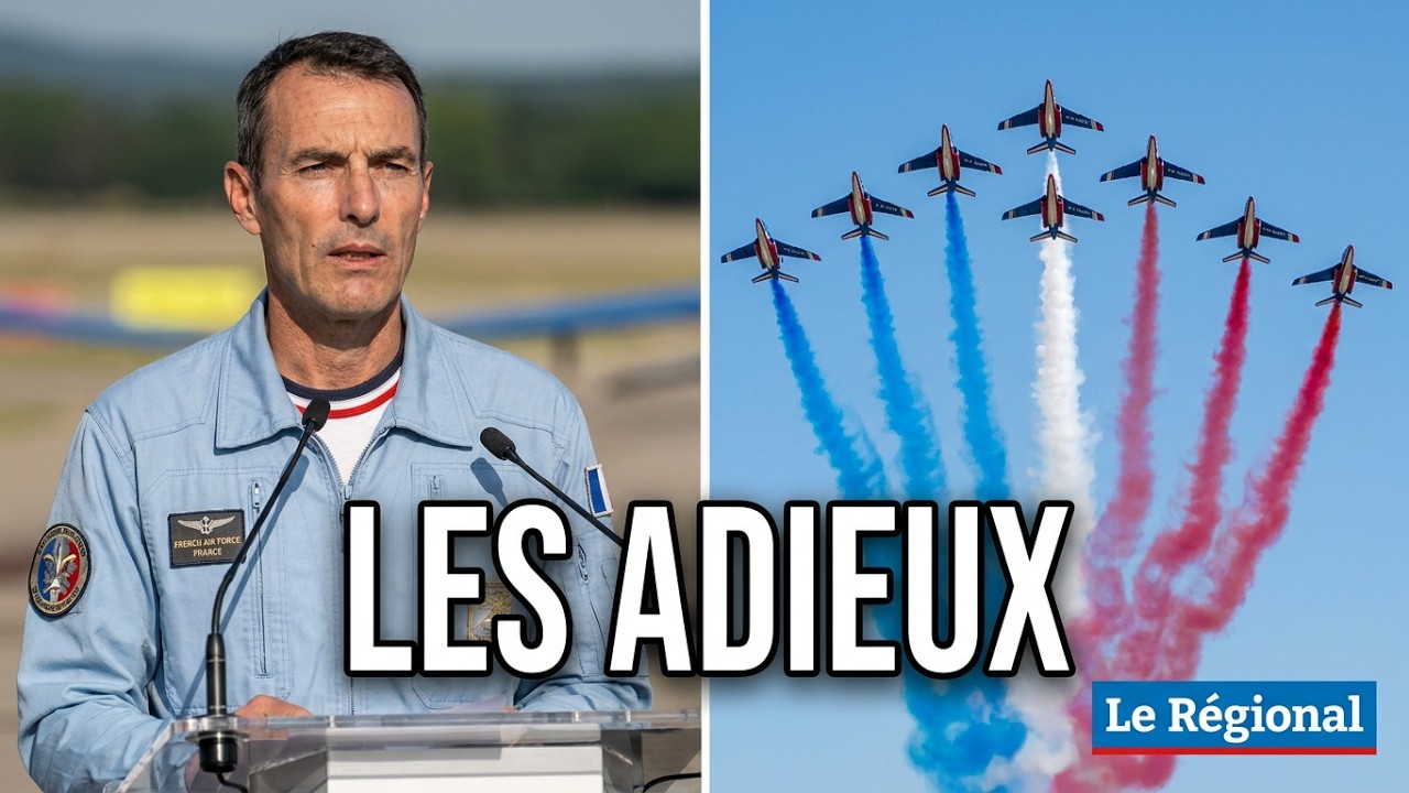 La Patrouille de France et l'&eacute;quipe de voltige font leurs adieux, &agrave; Salon-de-Provence
