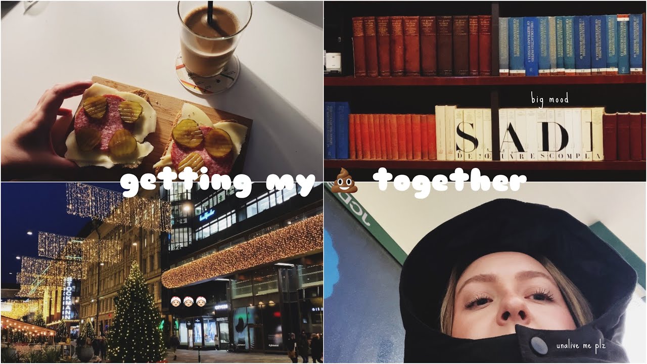 getting back on track // depression struggles, studying, cleaning