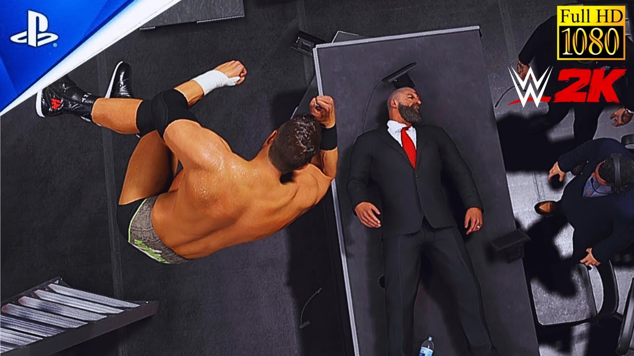 LA Knight vs Triple H ( Creative Chief ) | Full Match | WWE 2K | No Commentary