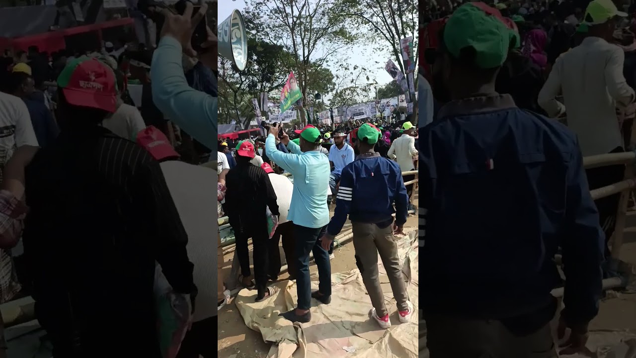BNP Rally Sylhet বিএনপি সমাবেশ সিলেট। Political. রাজনৈতিক। Alia Madrasa Field.