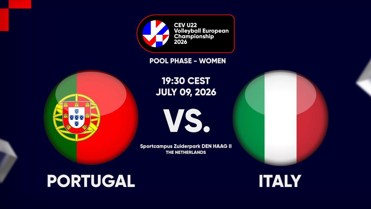 Full Match | Portugal vs. Italy | CEV U22 Volleyball European Championship 2026 | Women