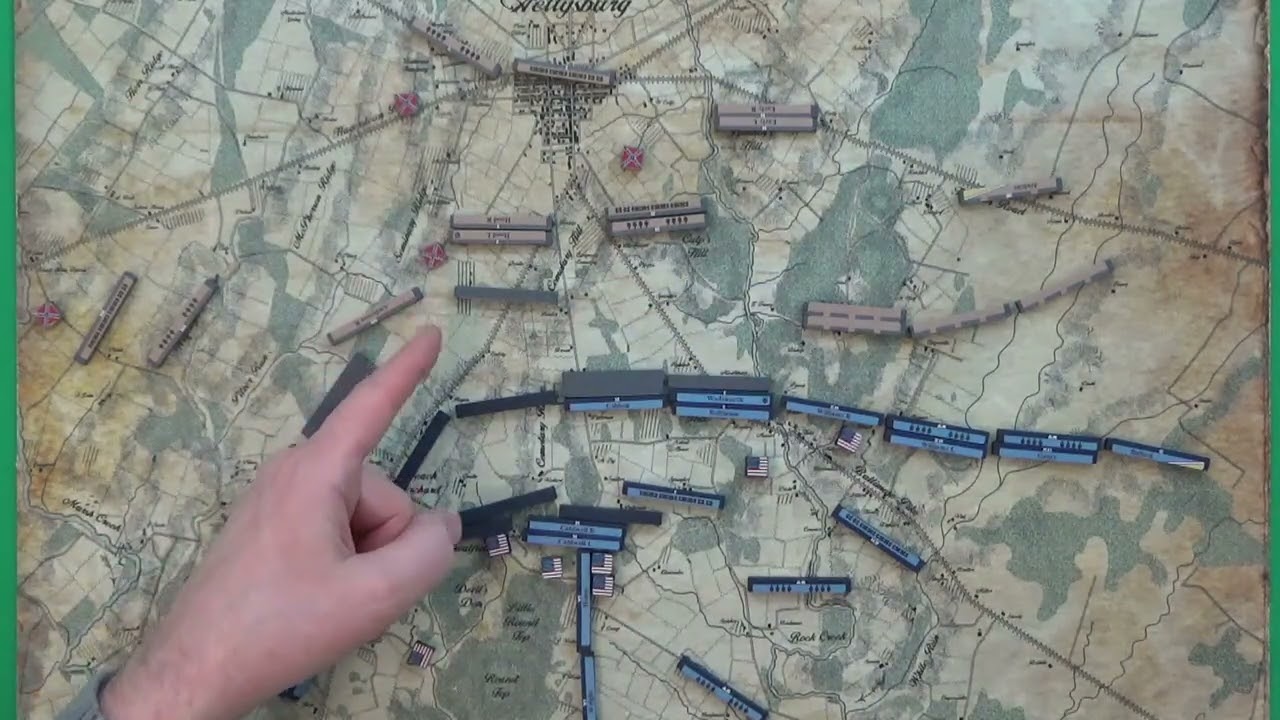Gettysburg day 2, mid-morning decision! Musket Battles replay.
