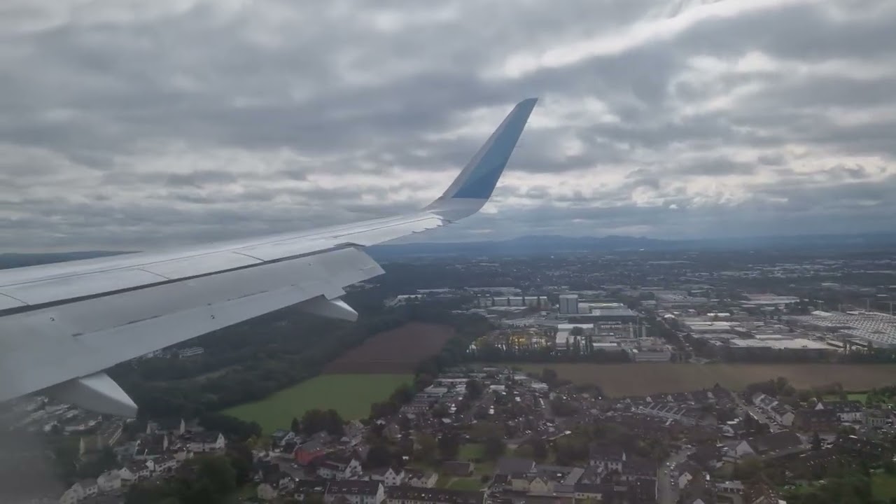 Landing EW677/EWG6Z Köln/Bonn (CGN/EDDK) runway 06