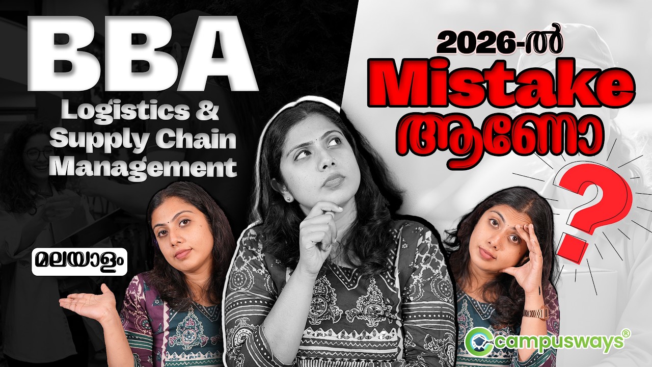 BBA Logistics Jobs Malayalam 2026 | Career Scope & Salary After +2