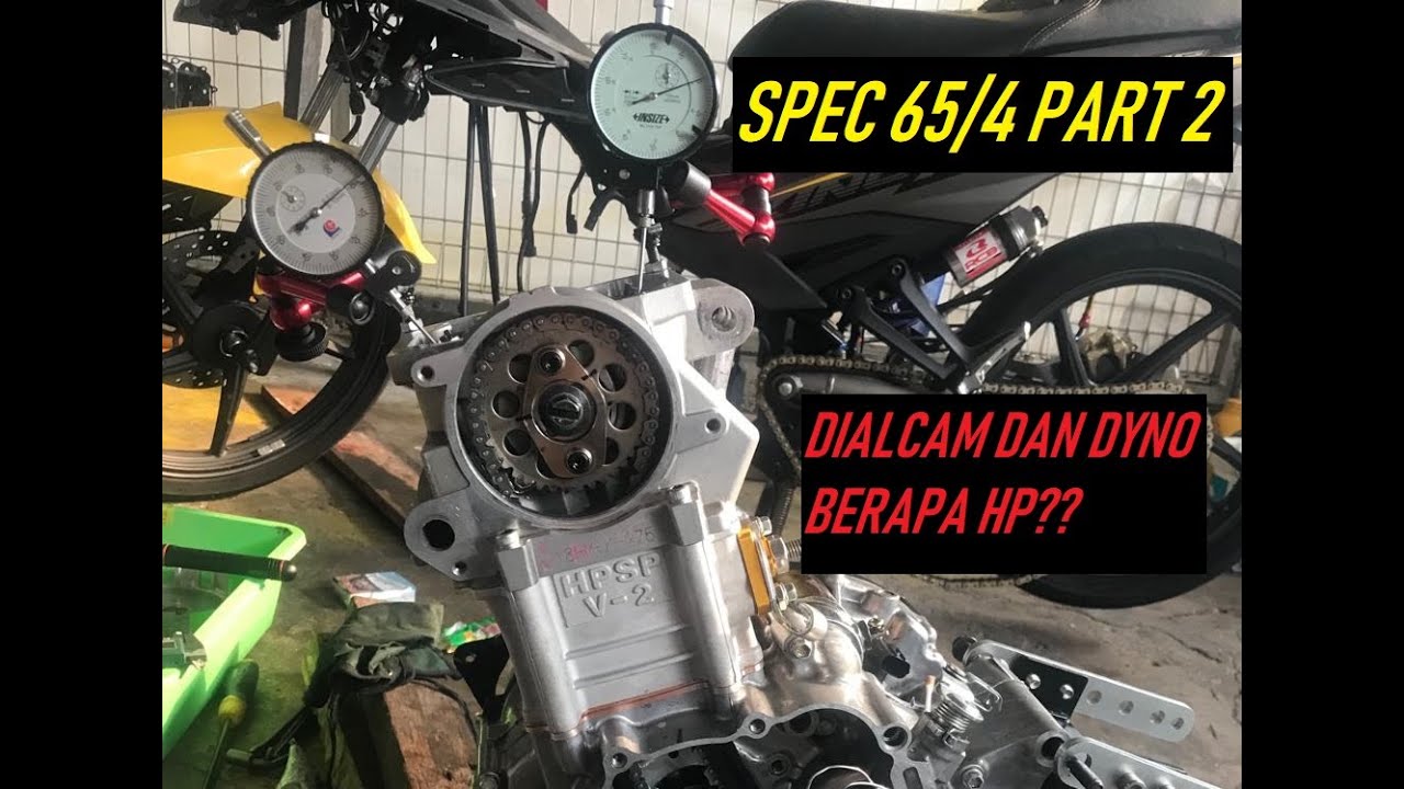 Y15ZR(SPEC 65 JET 4) PART 2 - dial cam dan dyno