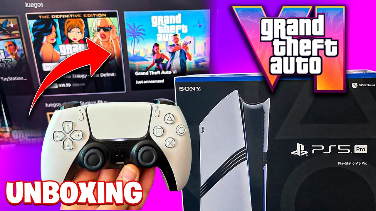Compré la PS5 Pro SOLO por GTA 6