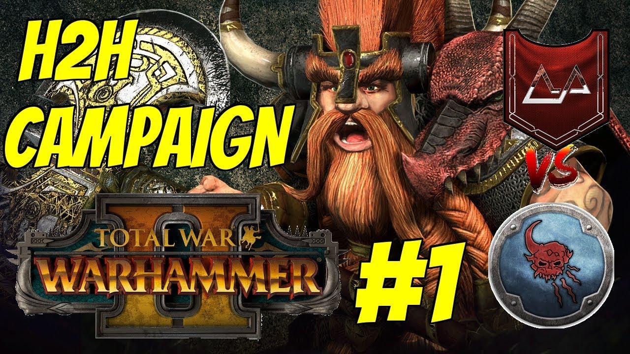 Karak Kadrin vs Wintertooth | Ungrim Ironfist Head to Head Campaign #1 - Total War: Warhammer 2
