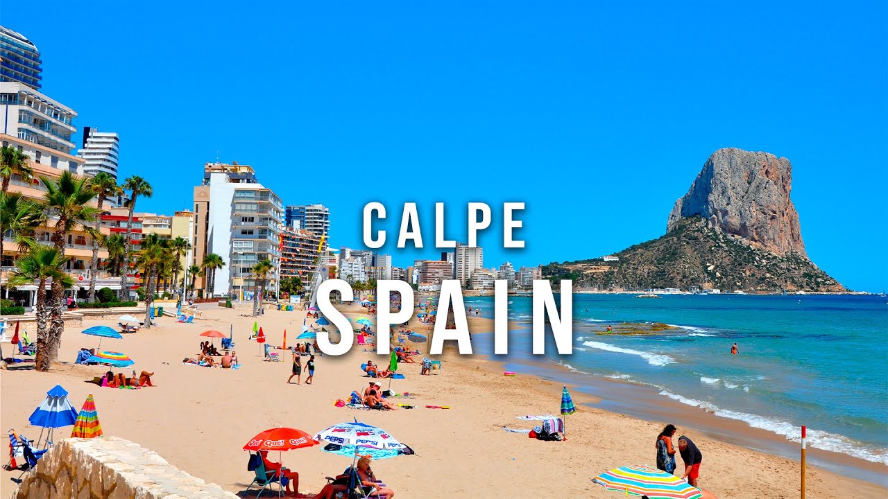 Calpe Spain 🇪🇸 Full Walking Tour | Costa Blanca 4K