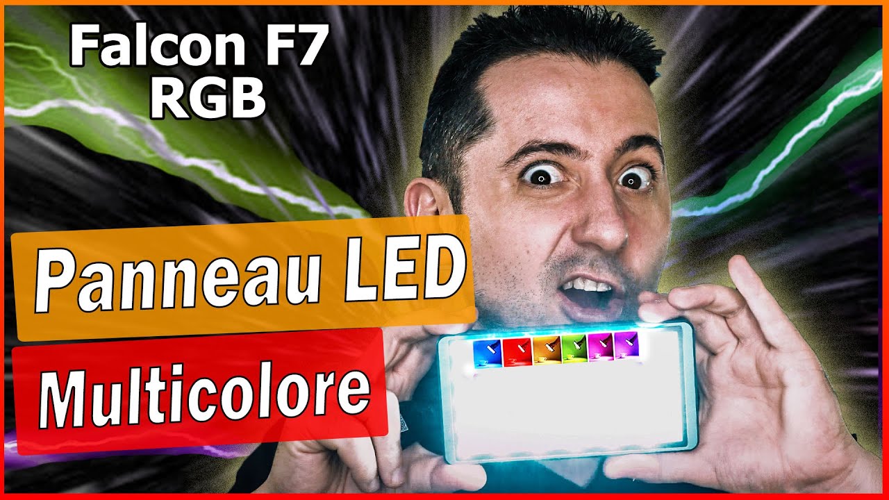 Le panneau Led Puissant RGB rechargeable : Falcon Eyes F7 !