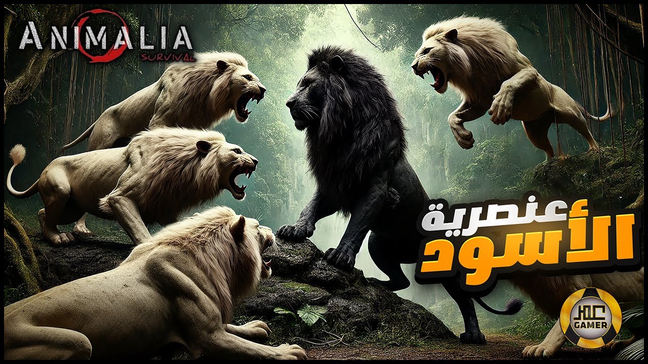 Animalia Survival لعبة محاكاة الحيوانات البرية ( عنصرية الأسود🦁 )