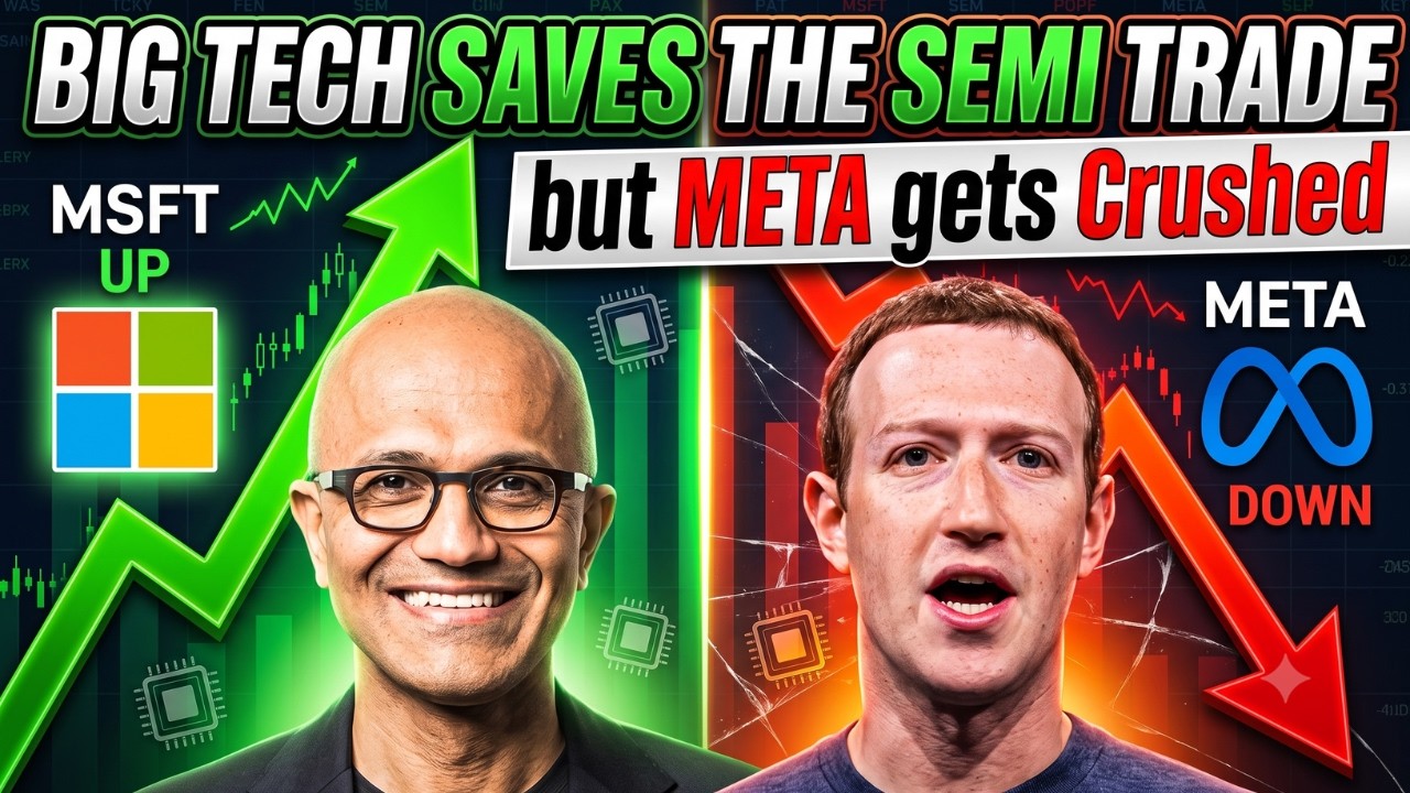 The Market is Rebounding, META Selling Off and SEMI's are Running