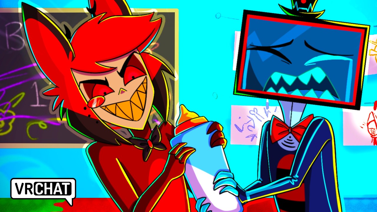 Vox BECOMES A BABY in Hazbin Hotel VRChat