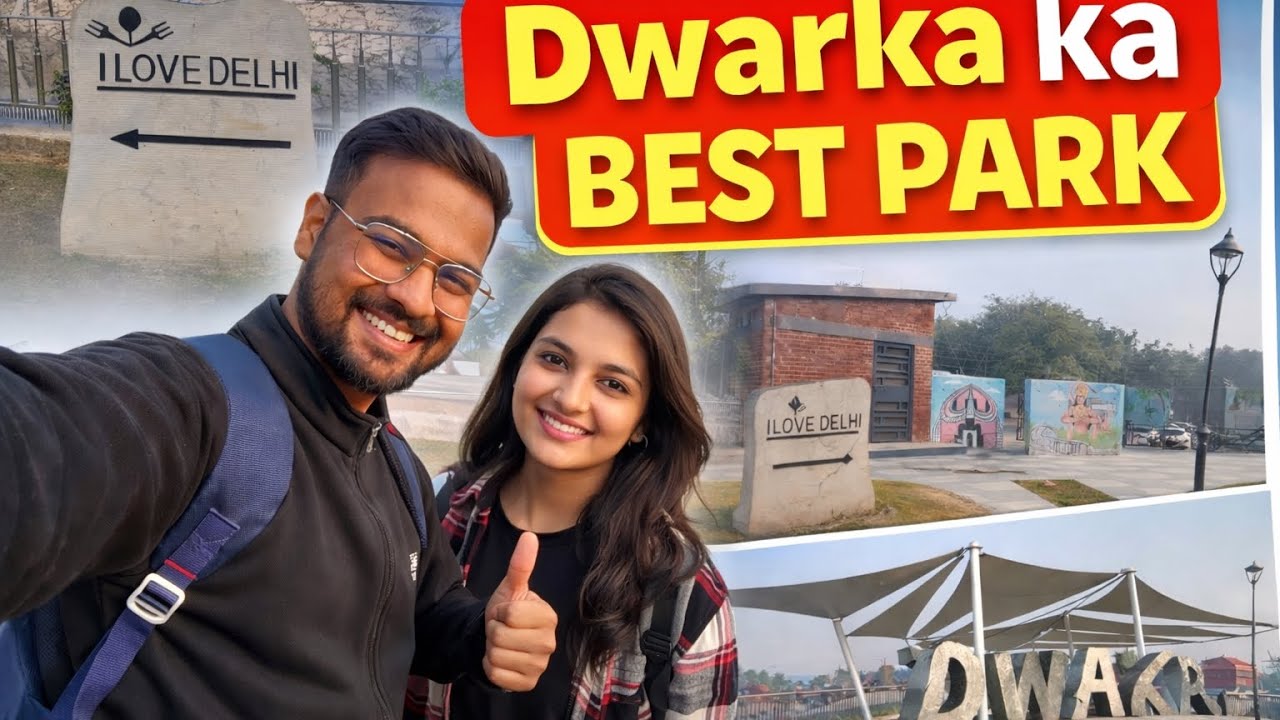 dwarka delhi best places to visit😲😍|| hidden park dwarka😳