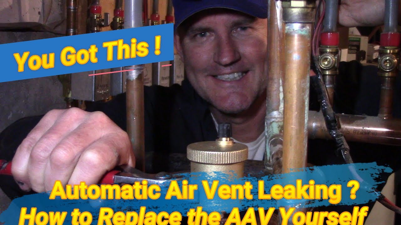 Boiler Leaking? How to fix a leaking Automatic Air Vent on your boiler. Looks like a pressure valve.