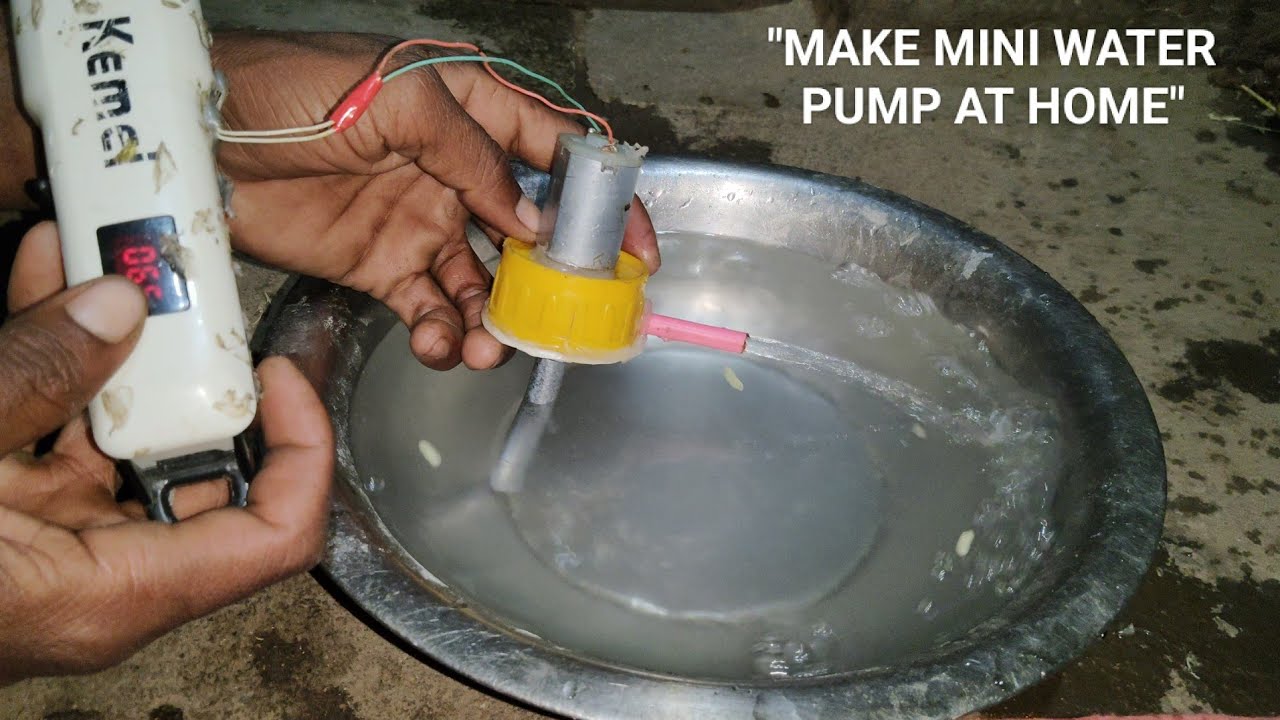 How to Make a Powerful Mini Water Pump at Home | DIY Water Pump Project
