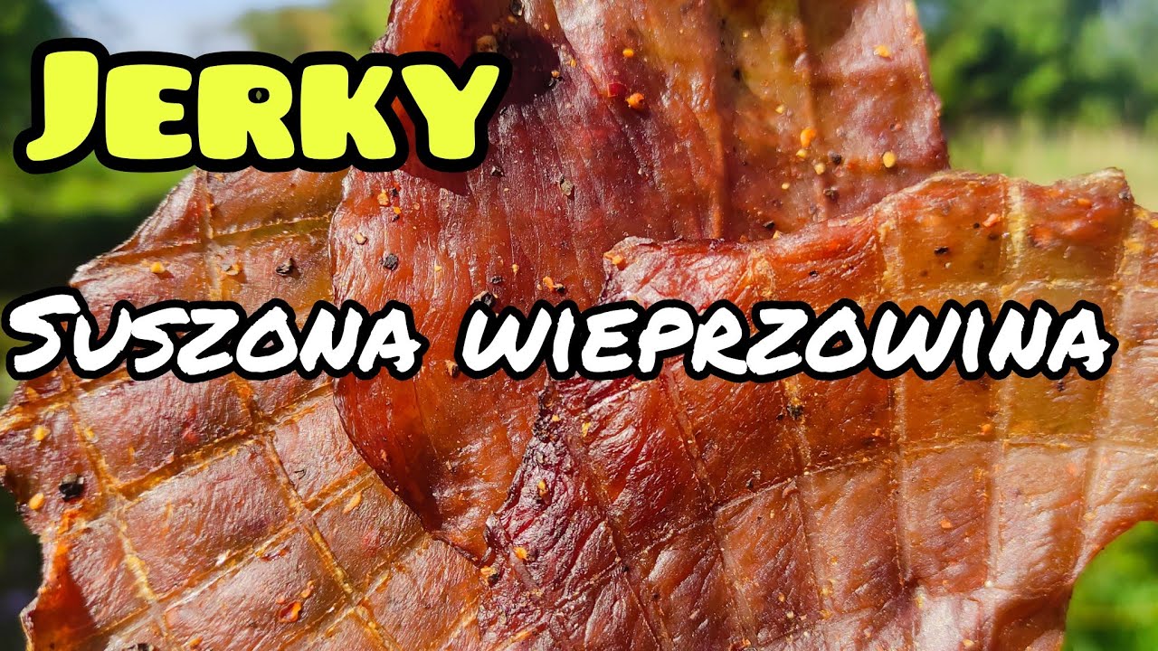Suszona wieprzowina Jerky na ostro