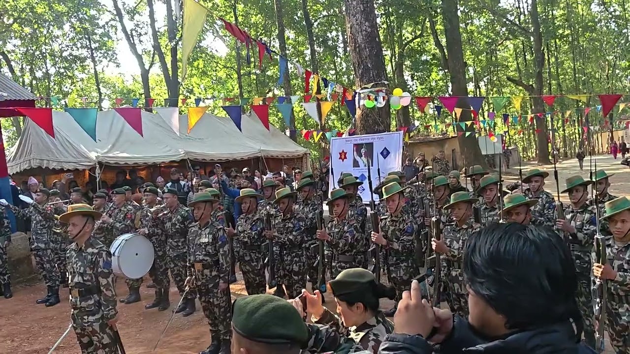 पृथ्वी जयन्तीको पथ यात्राको तयारी नेपाल आर्मि धरान पञ्च कन्या मन्दिर विजयपुर गढी