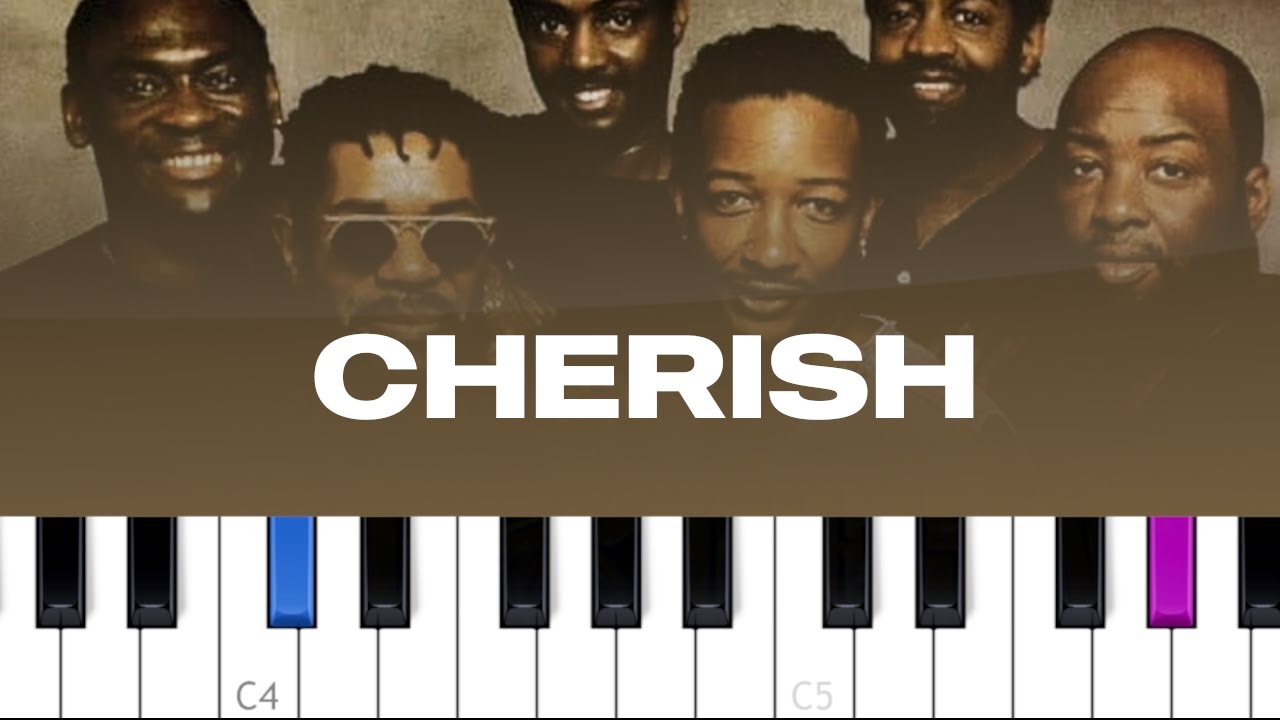 Kool & The Gang - Cherish (piano tutorial)