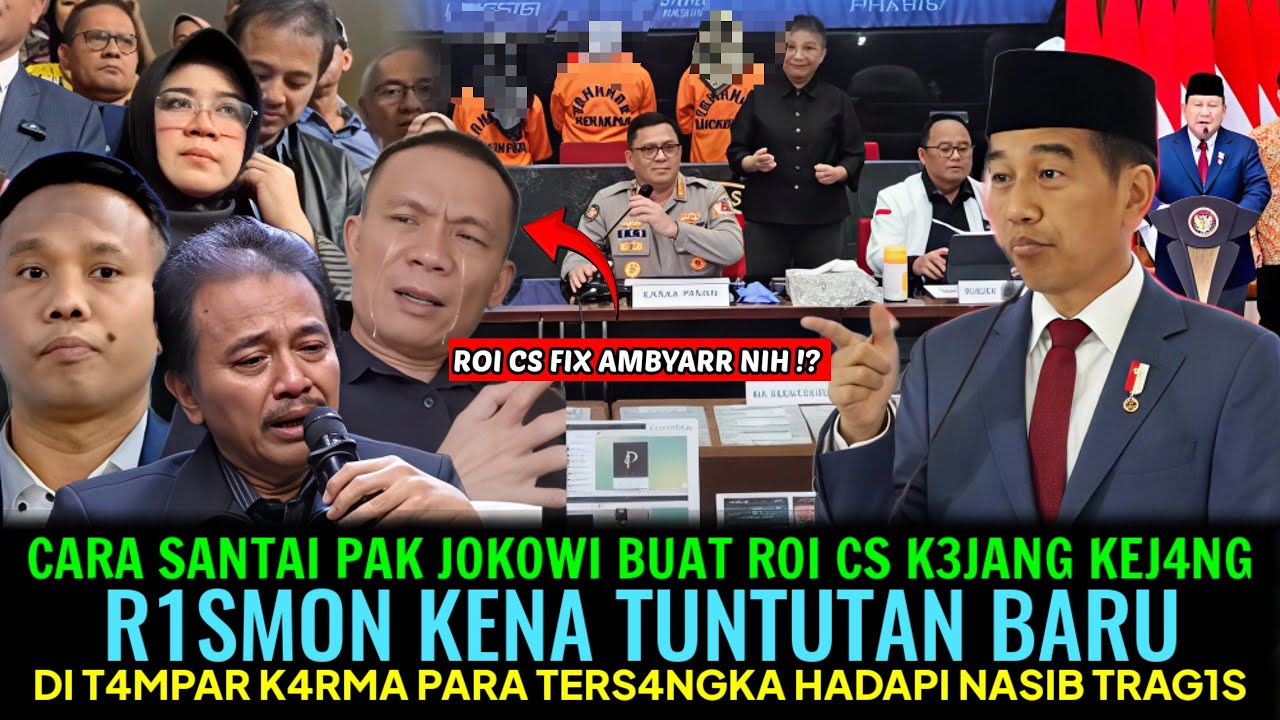 CARA SANTAI JOKOWI BUAT ROI CS KEJ4NG
