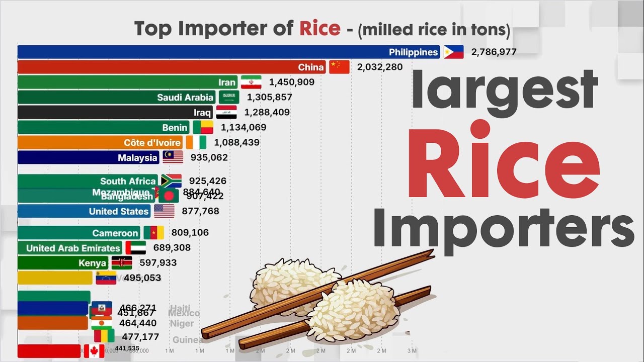 Largest Importers of Rice in the world
