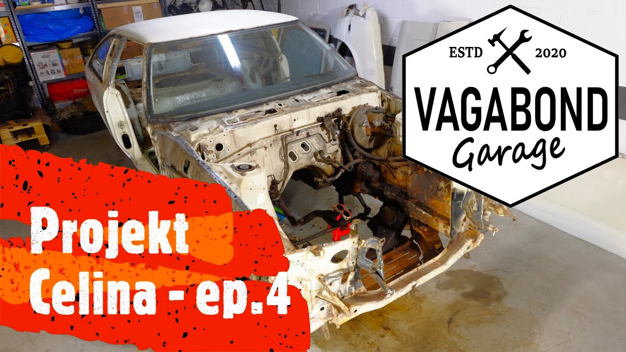 Projekt Celina ep4 - wyciąganie silnika w domowym garażu bez dźwigu