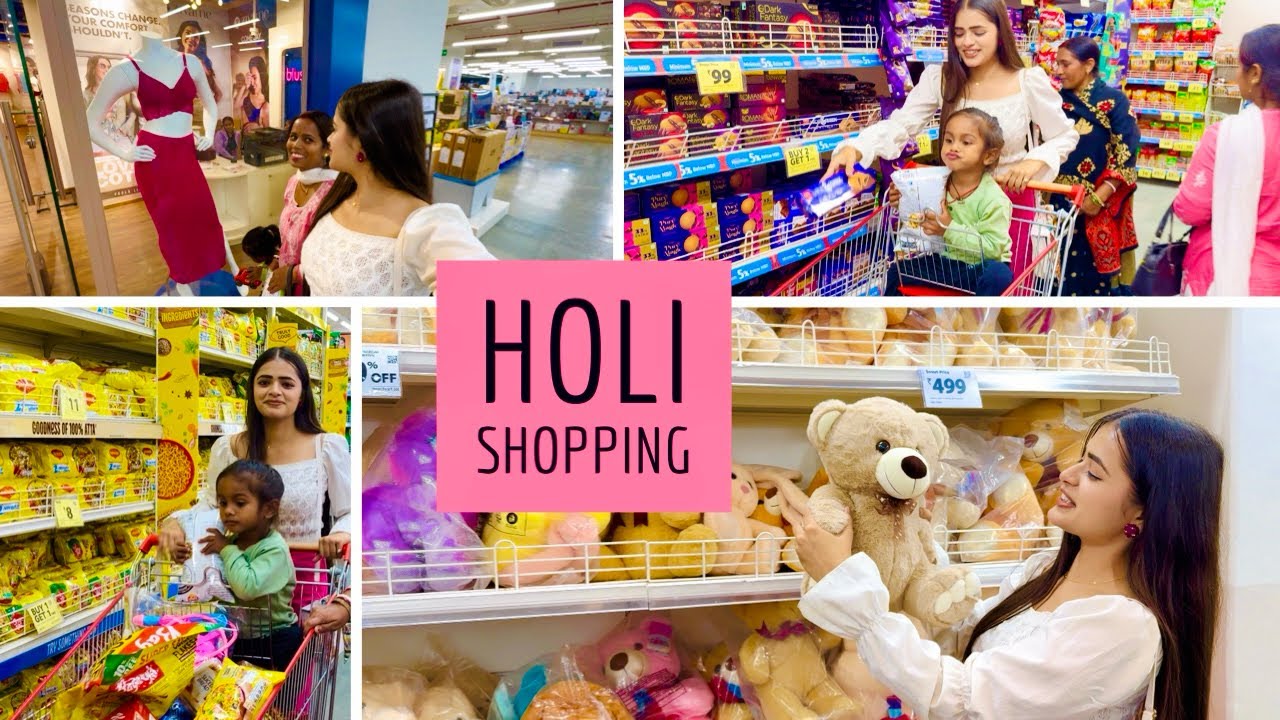 Holi ki Shopping 😍 Ye kiya leliya ??😱🤔