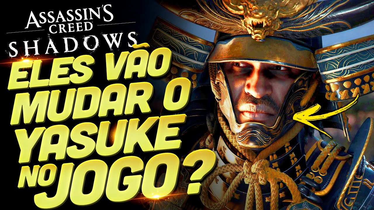 ASSASSIN'S CREED SHADOWS | SITE AFIRMA QUE UBISOFT PODE ALTERAR PARTICIPAÇÃO DO YASUKE NO JOGO!