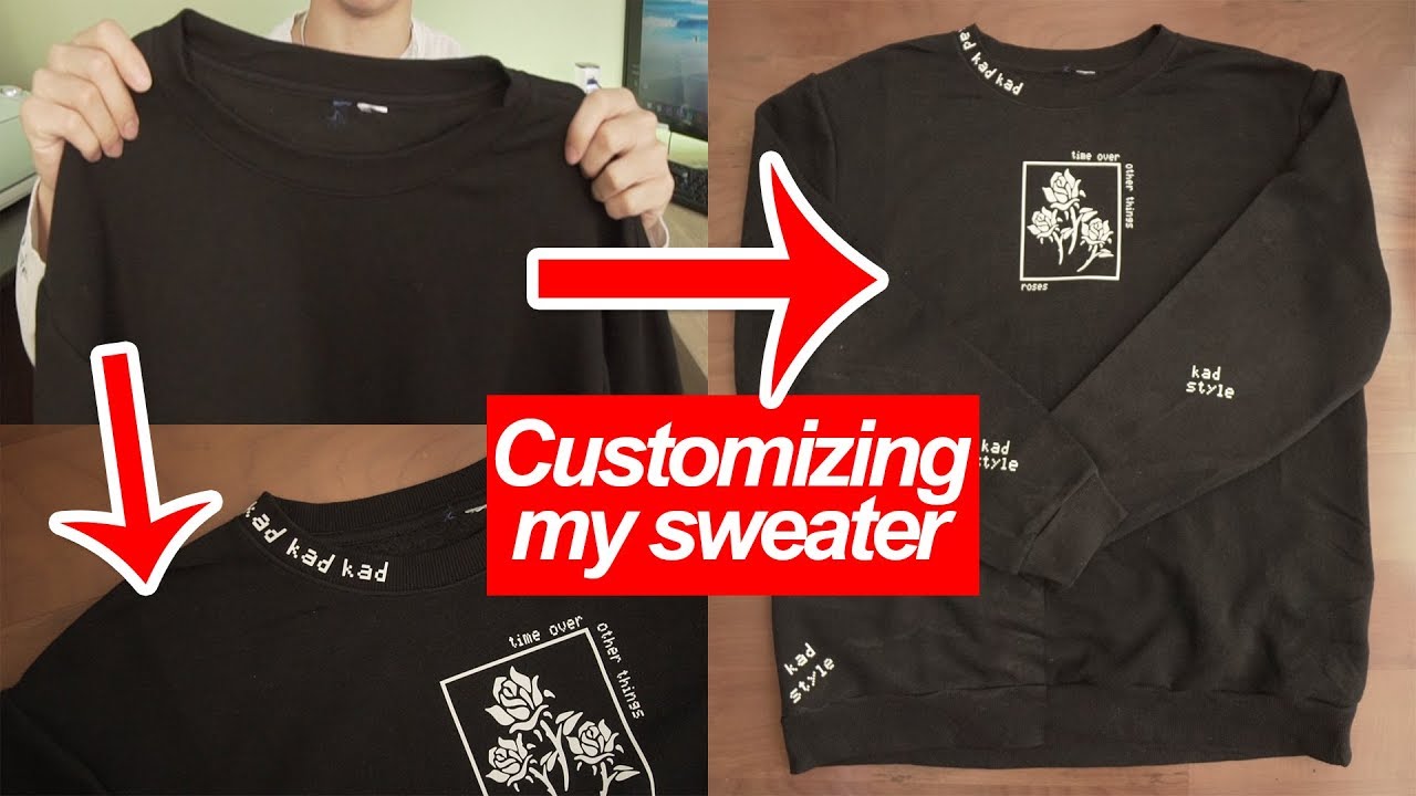 How I customized my sweater in 2018 | @KenAndrewDaily