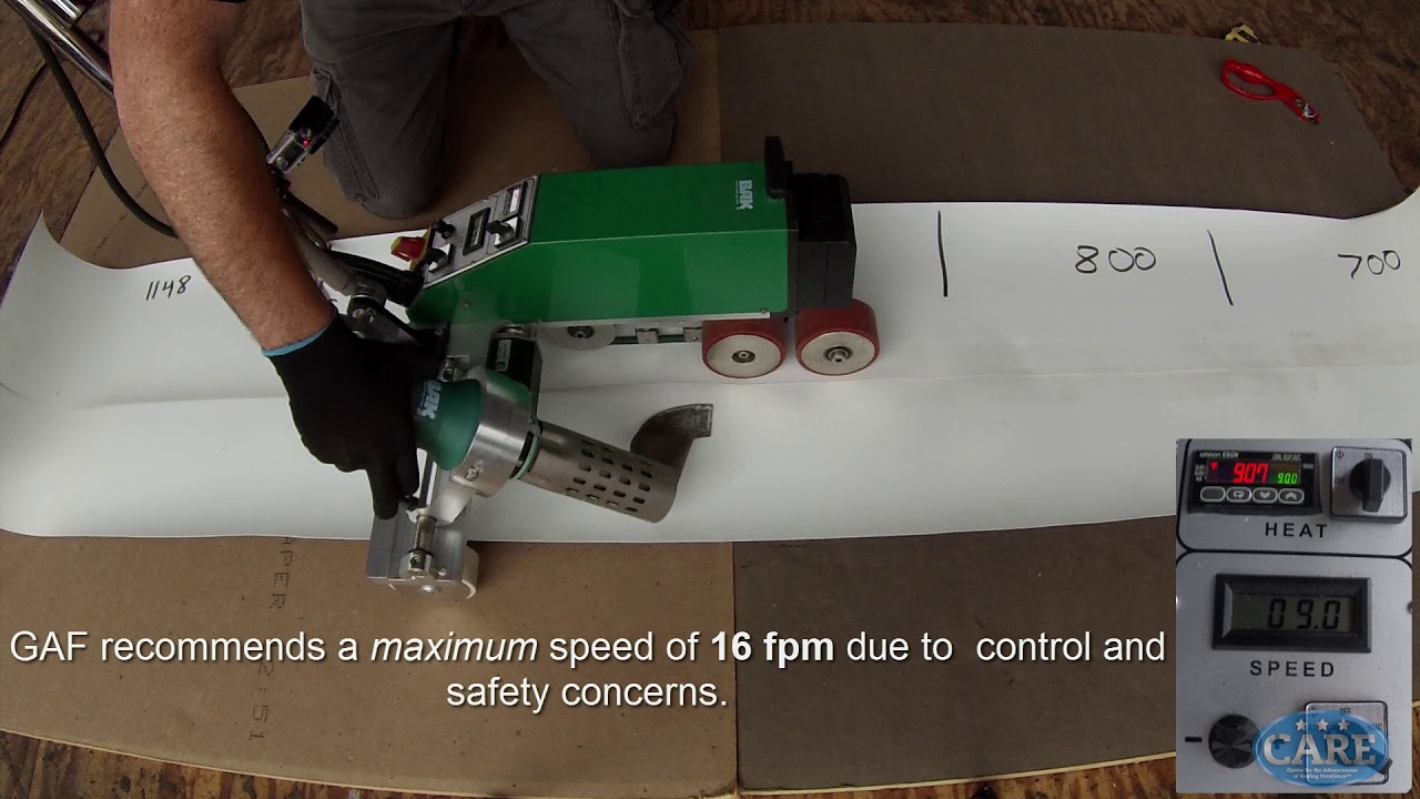 Robotic Heat Welder Demonstration | GAF Roofing