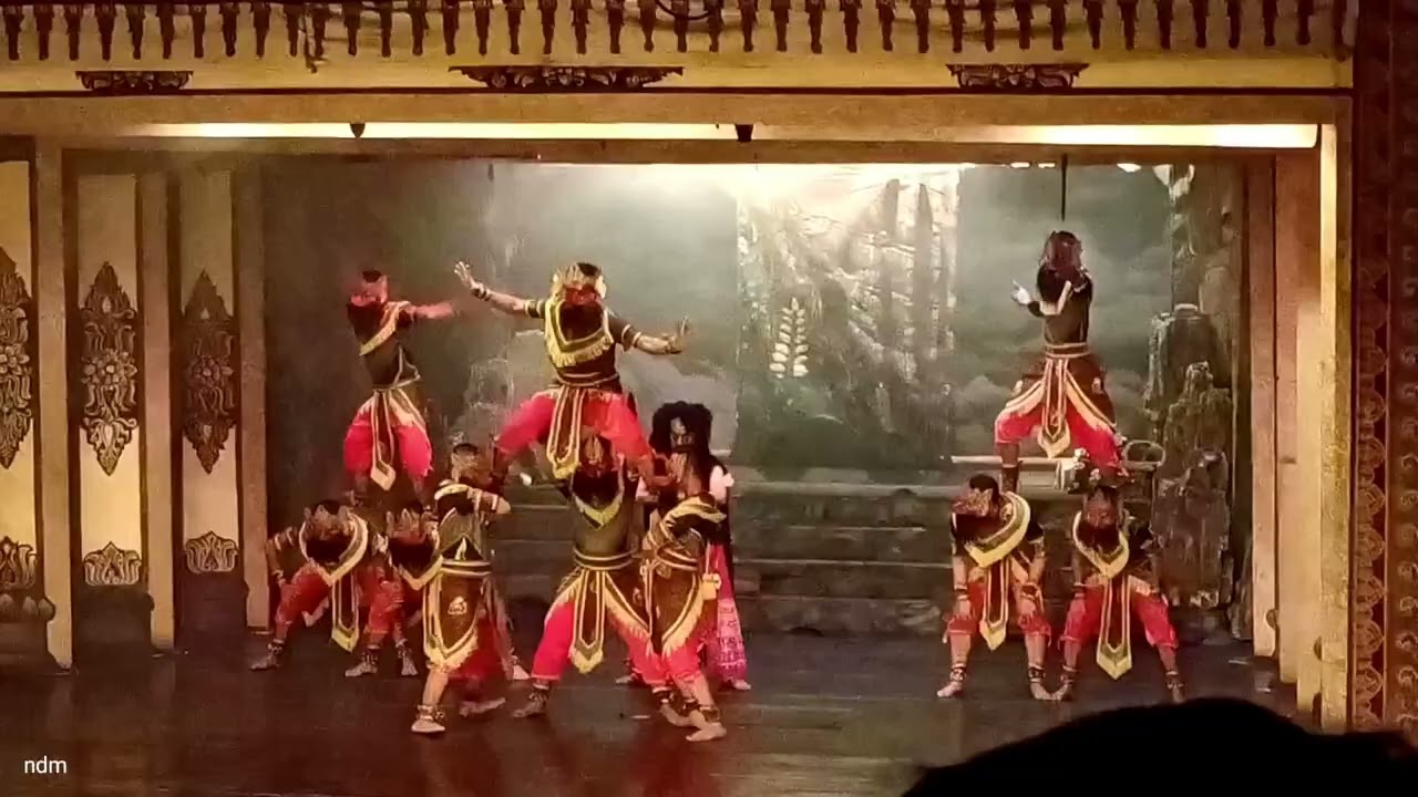 Cuplikan Wayang Orang di Taman Sriwedari di tahun 2021