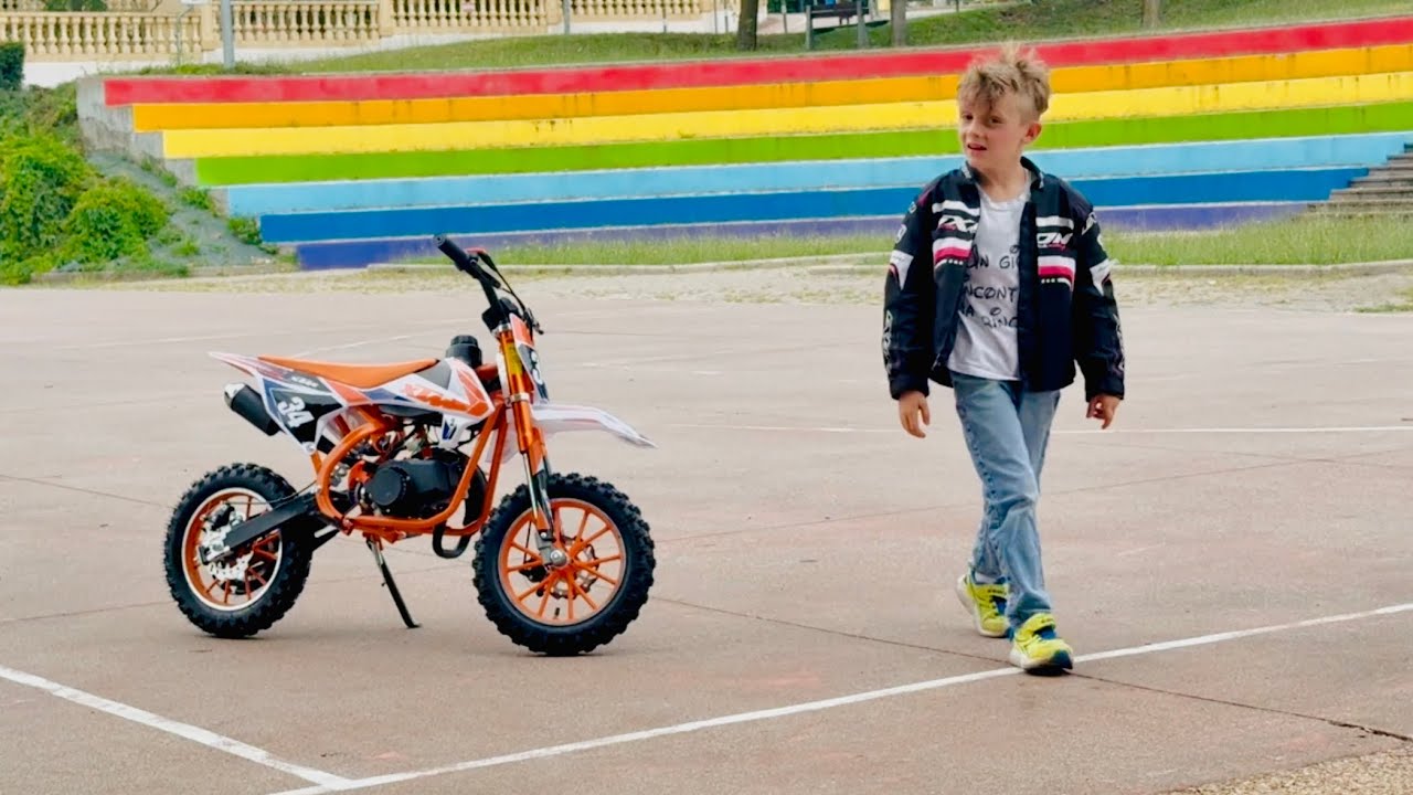 Prima pit bike per Gabriele