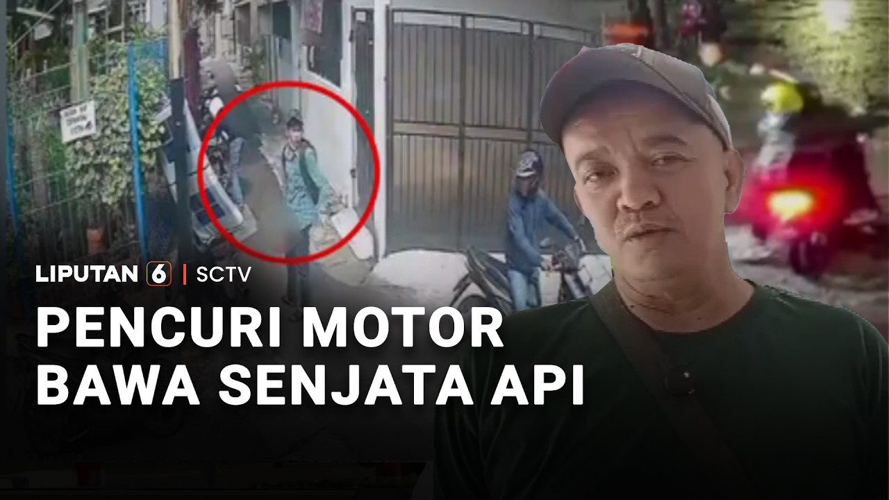 Pencuri Motor Bawa Senjata Api | Liputan 6
