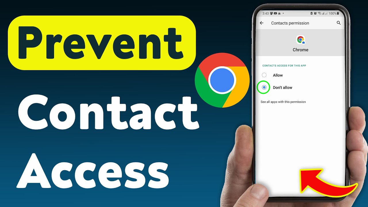 How to Prevent Contact Access On Google Chrome (Updated)