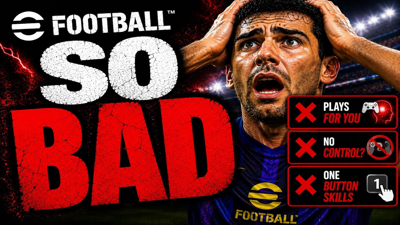 Я пересмотрел свой eFootball... Он оказался хуже, чем я думал.