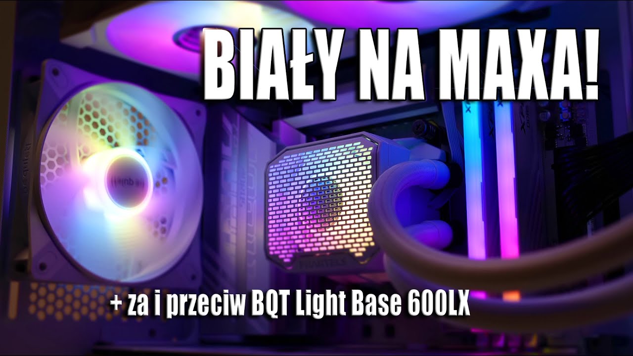 Nowy biały build w nowej budzie Be Quiet 600 LX.