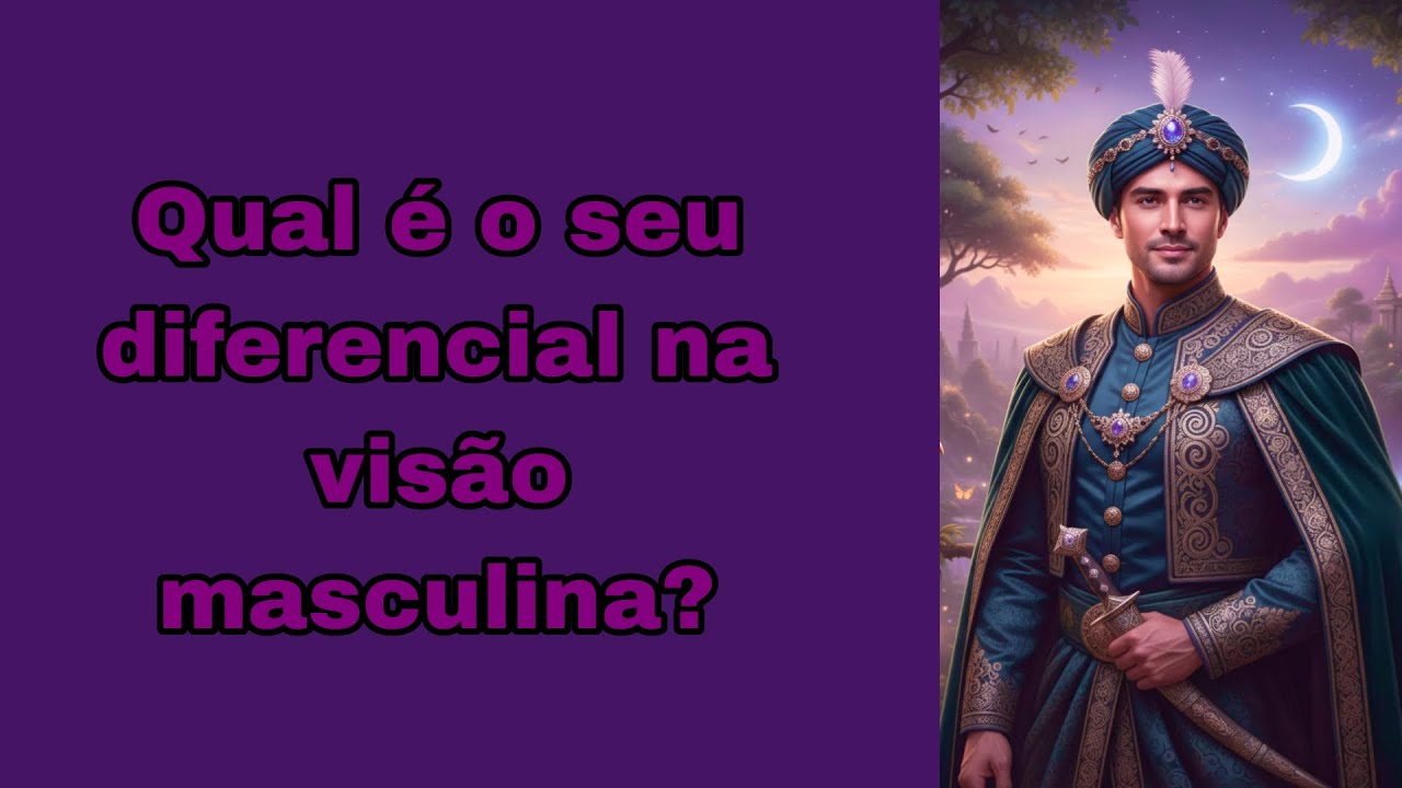 Qual é o seu diferencial na visão masculina? Tarot 🔮🤔🔎📚✨️