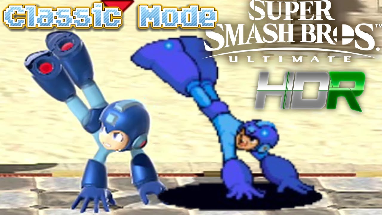 Smash Bros. Ultimate (HDR) - Classic Mode with Mega Man
