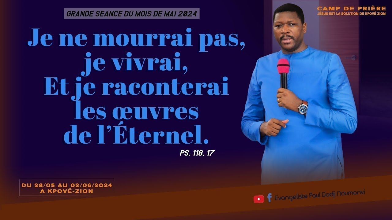 J4. VENDREDI MATIN 31/05/2024. GRANDE SEANCE DU MOIS DE MAI. DU 28 MAI AU 02 JUIN 2024