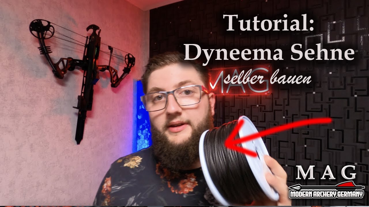 Dyneema (1): Tutorial für Sehnenbau verstärkte Dyneema Sehne
