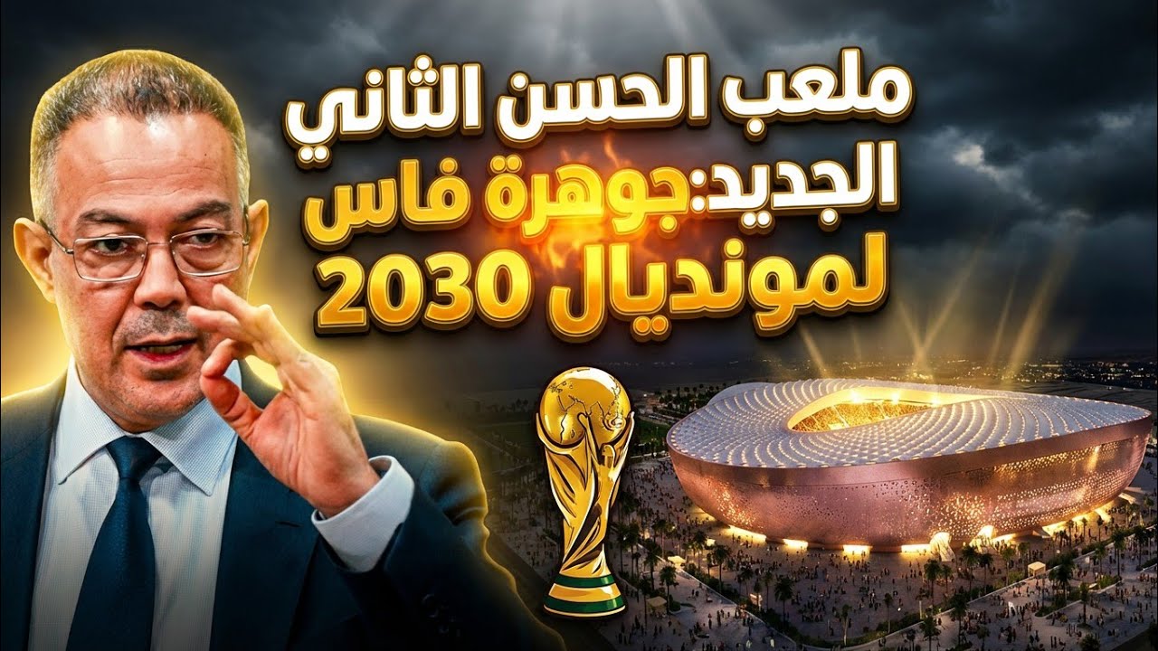 ملعب الحسن الثاني بفاس يتحول إلى تحفة عالمية 😱 قبل كأس العالم 2030! 🇲🇦