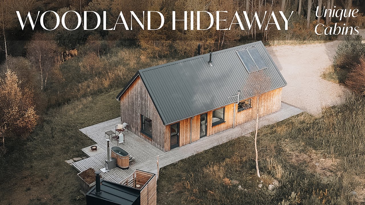Scotland's HIDDEN FOREST RETREAT with Hot Tub and Sauna!