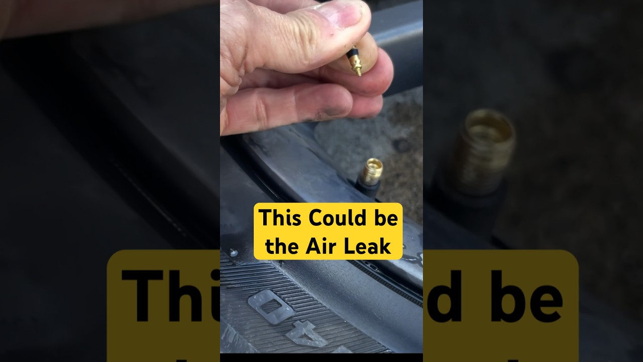 Replace Valve Stem (or core) if leaking air #car #automobile #tips #tires