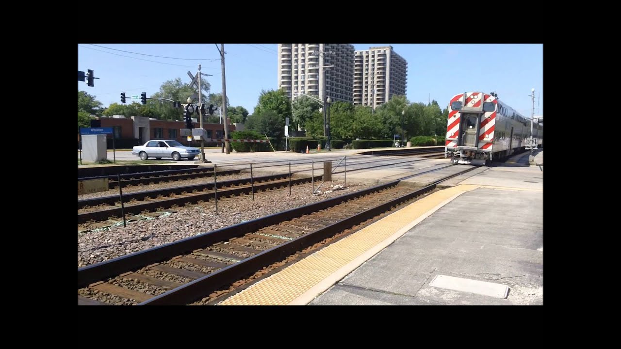 Railfanning Union Pacific Geneva Subdivision - Wheaton, IL, 8/14/2014