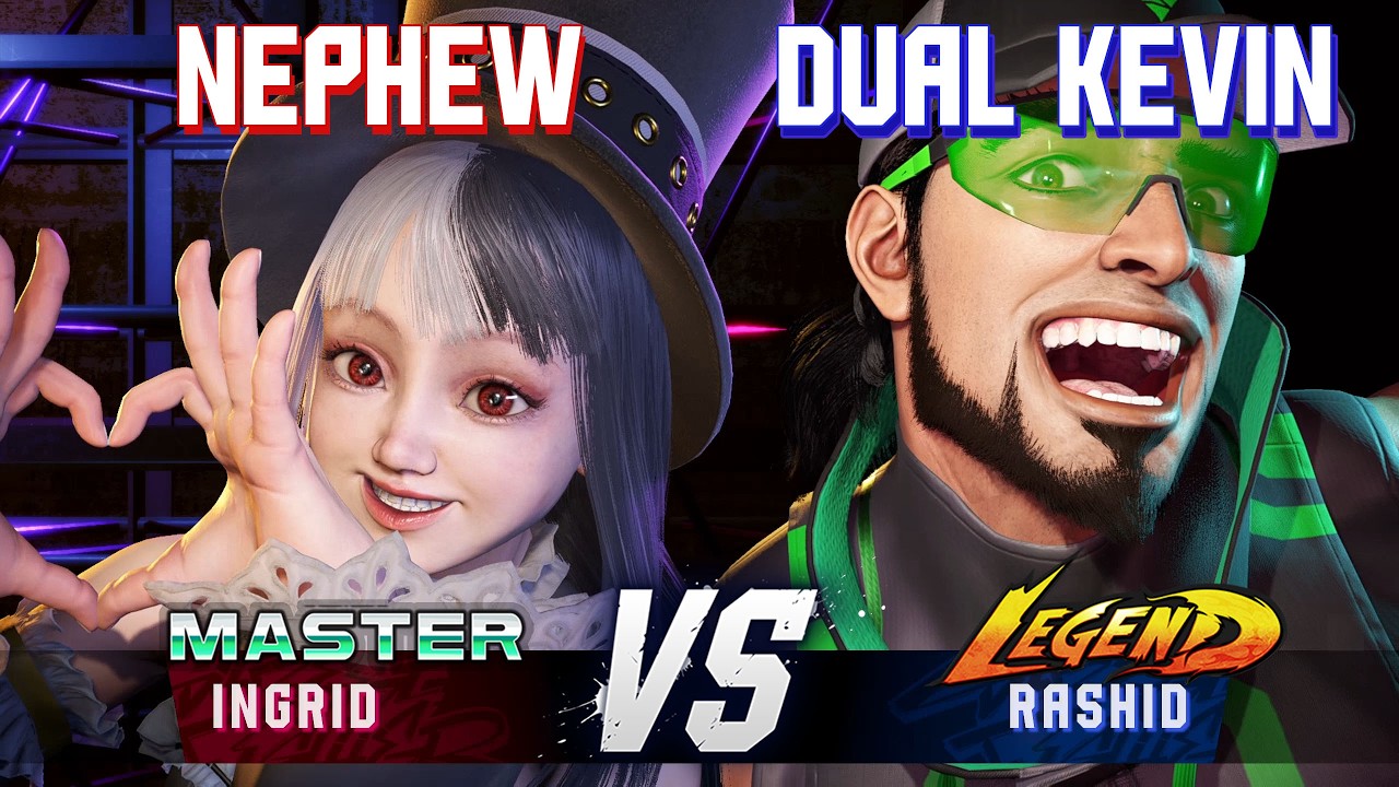 SF6 ▰ NEPHEW (Ingrid) vs DUAL KEVIN (Rashid) ▰ High Level Gameplay