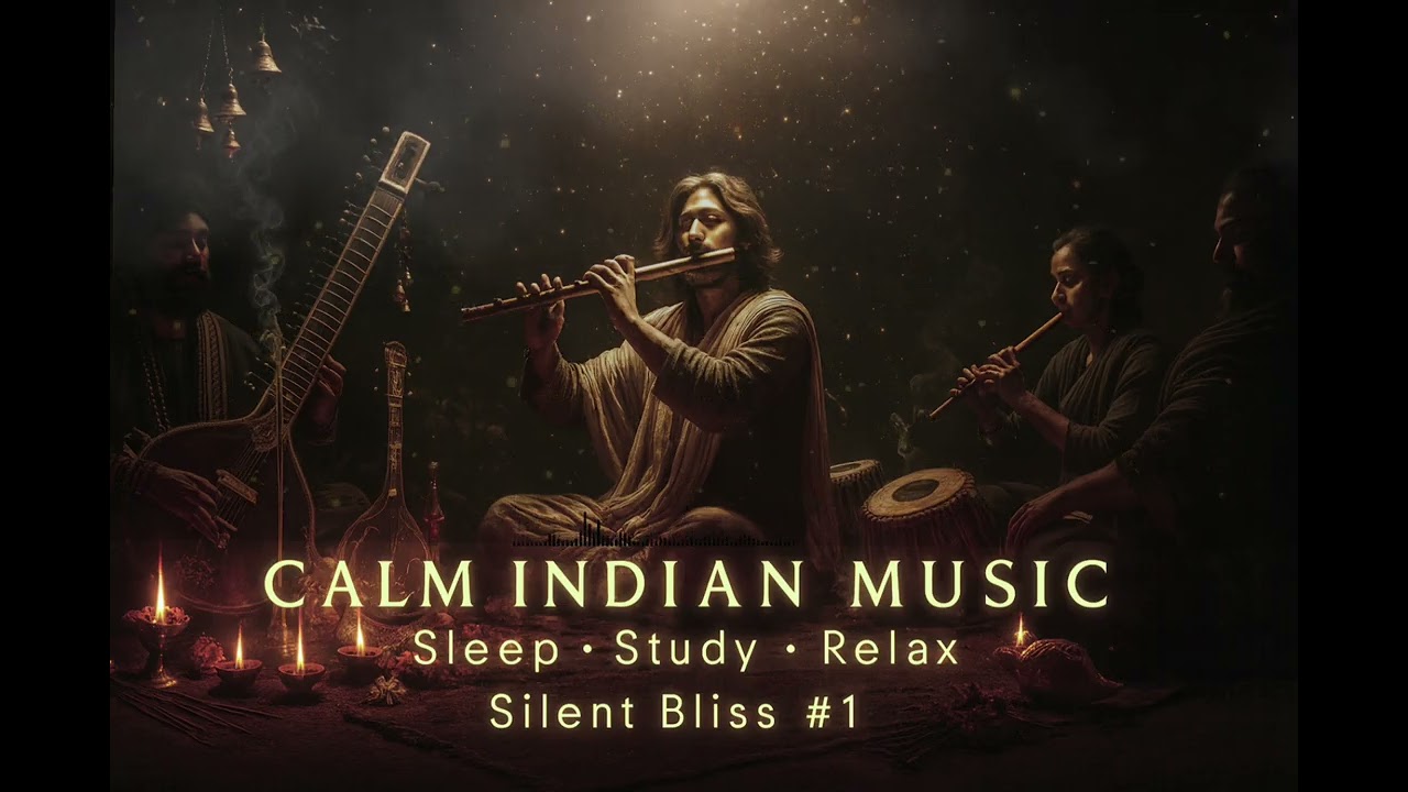 🪈Calm Indian Flute & Sitar Music for Deep Sleep • Stress Relief • Study • Pure Instrumental