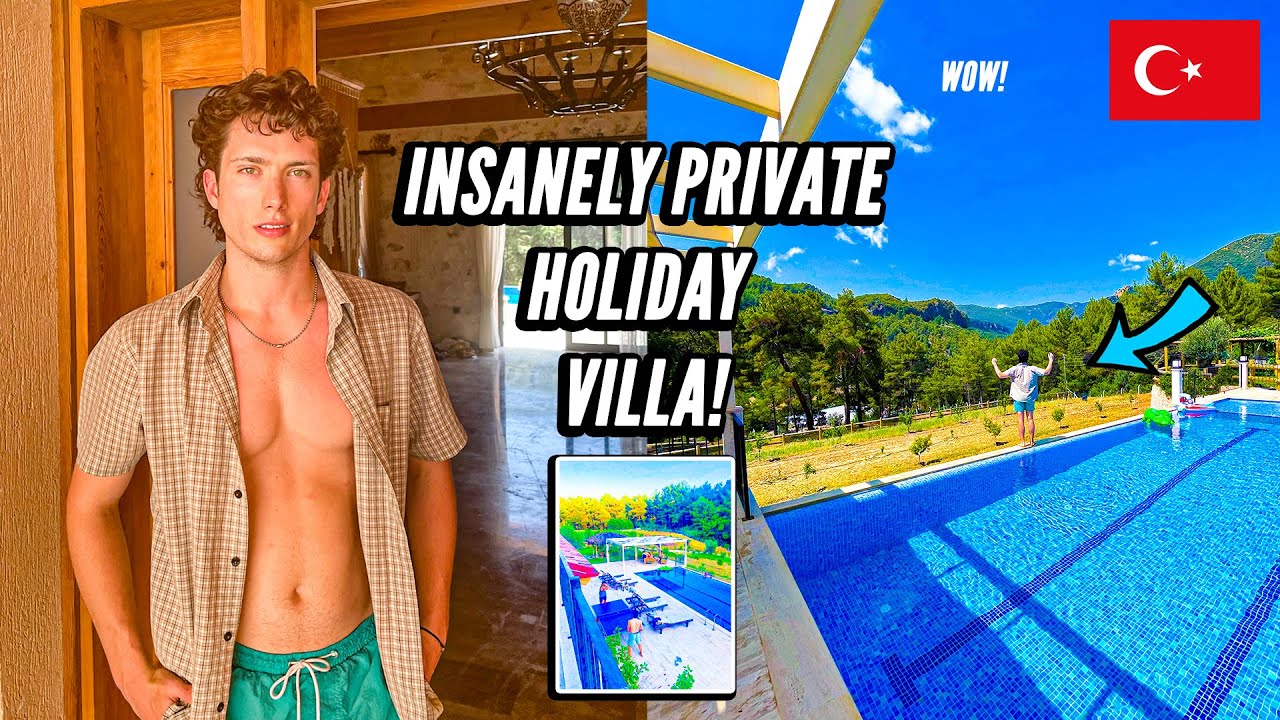 The Most AMAZING & PRIVATE Villa In Turkey... (Luxury Holiday Villa Tour)